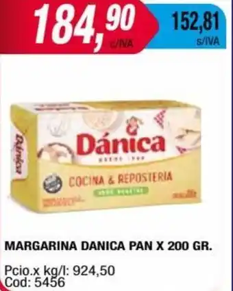 Maxiconsumo MARGARINA DANICA PAN X 200 GR. oferta