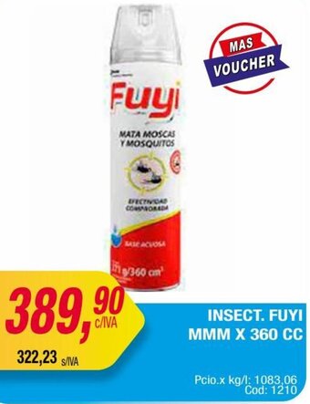 Maxiconsumo INSECT. FUYI MMM X 360 CC oferta