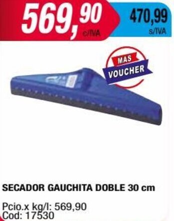 Maxiconsumo SECADOR GAUCHITA DOBLE 30 cm oferta