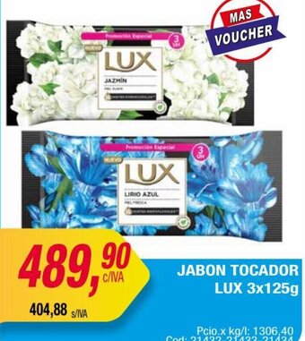 Maxiconsumo JABON TOCADOR LUX 3x125g oferta