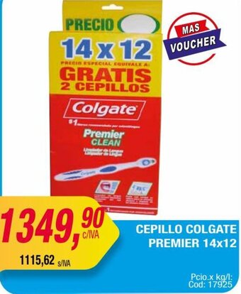 Maxiconsumo CEPILLO COLGATE PREMIER 14x12 oferta