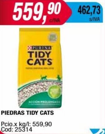 Maxiconsumo PIEDRAS TIDY CATS oferta