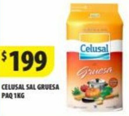 Punto Mayorista CELUSAL SAL GRUESA PAQ 1KG oferta