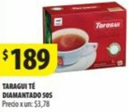 Punto Mayorista TARAGUI TÉ DIAMANTADO 505 oferta