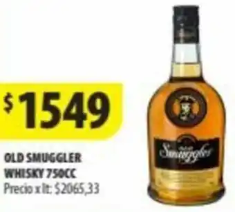 Punto Mayorista OLD SMUGGLER WHISKY 750CC oferta