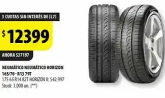 Punto Mayorista NEUMÁTICO NEUMÁTICO HORIZON 165/70-R13 79T oferta