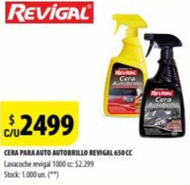 Punto Mayorista CERA PARA AUTO AUTOBRILLO REVIGAL 650 CC oferta