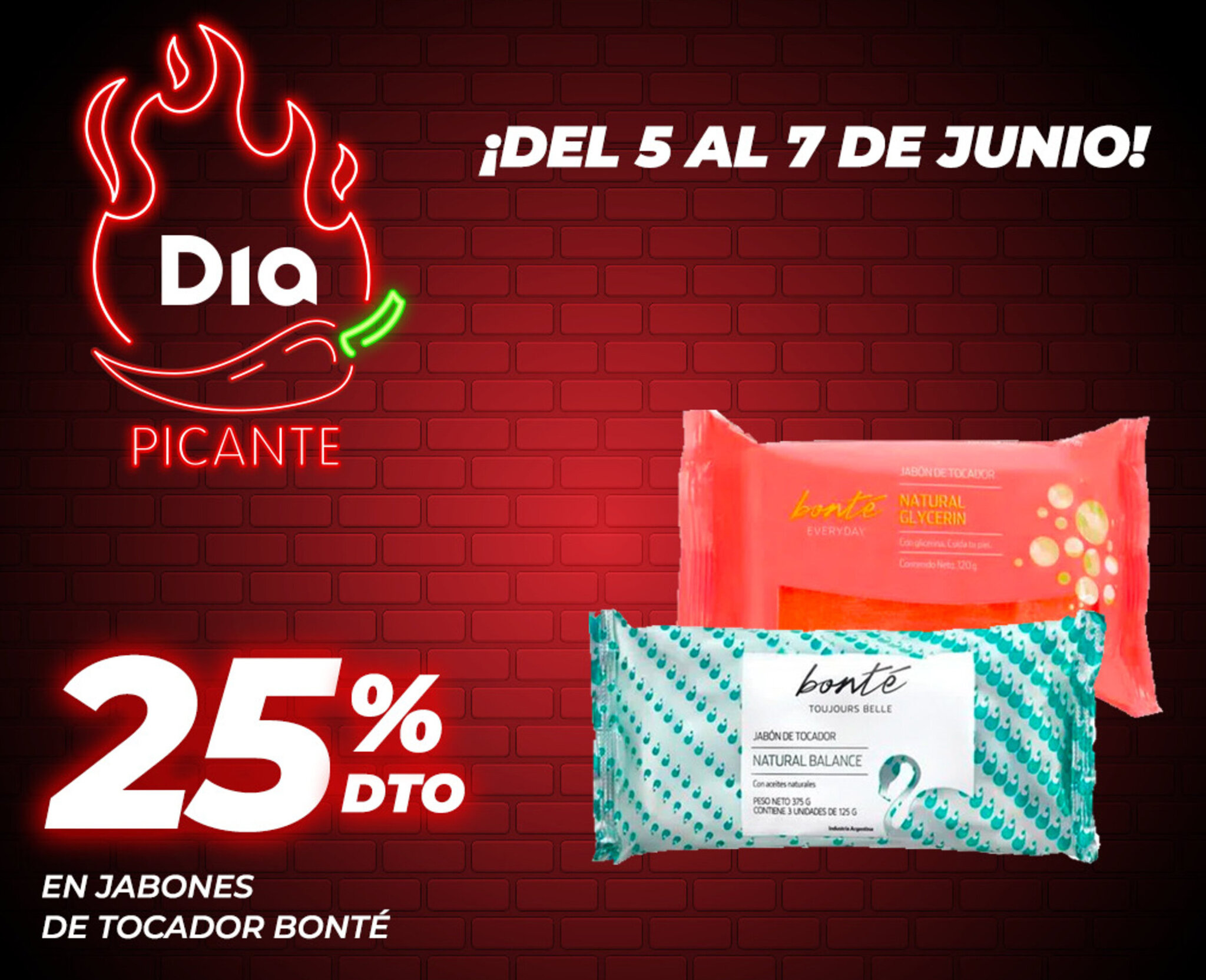 Supermercados DIA EN JABONES DE TOCADOR BONTÉ oferta