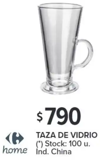 Carrefour TAZA DE VIDRIO oferta
