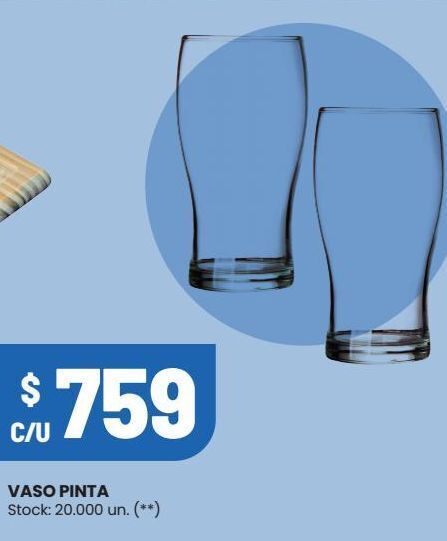 Changomas Vaso pinta oferta