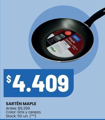 Changomas Sartén maple oferta