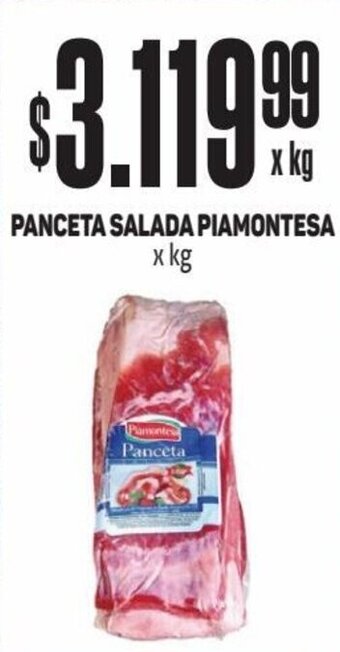 Makro PANCETA SALADA PIAMONTESA x kg oferta
