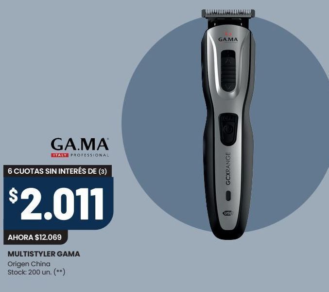 Changomas Multistyler gama oferta