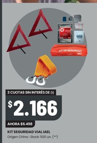 Changomas Kit seguridad vial iael oferta