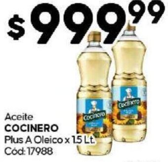 Diarco Aceite COCINERO Plus A Oleico x 1.5 Lt. oferta