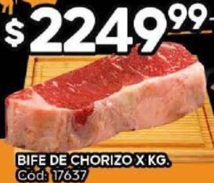 Diarco BIFE DE CHORIZO X KG. oferta