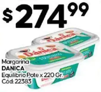 Diarco Margarina DANICA Equilibrio Pote x 220 Gr. oferta