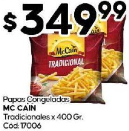 Diarco Papas Congeladas MC CAIN Tradicionales x 400 Gr. oferta