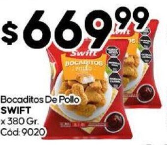 Diarco Bocaditos De Pollo SWIFT X 380GR oferta