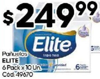 Diarco Pañuelos ELITE 6 Pack x 10 Un oferta
