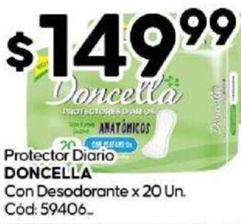 Diarco Protector Diario DONCELLA Con Desodorante x 20 Un oferta