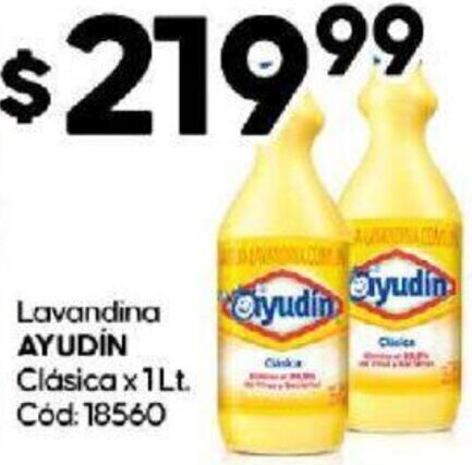 Diarco Lavandina AYUDIN Clásica x 1Lt. oferta