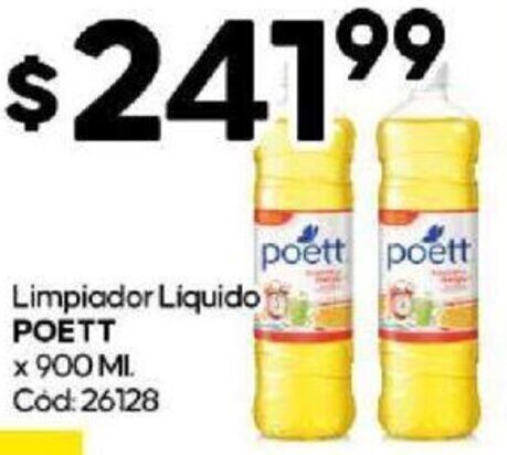 Diarco Limpiador Liquido POETT X 900ML oferta