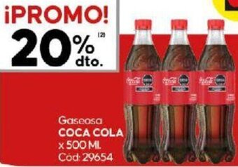 Diarco Gaseosa COCA COLA x 500 ML oferta