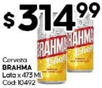 Diarco Cerveza BRAHMA Lata x 473 ML oferta
