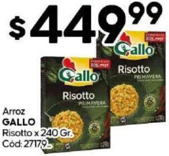 Diarco Arroz GALLO Risotto x 240 Gr oferta