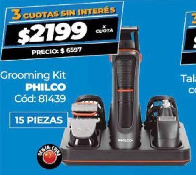 Diarco Grooming Kit PHILCO 15 PIEZAS oferta