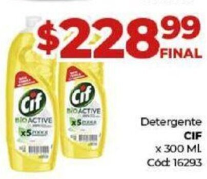 Diarco Detergente CIF X 300ML oferta