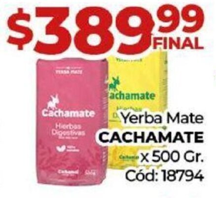 Diarco Yerba Mate ACHAMATE x 500 Gr. oferta
