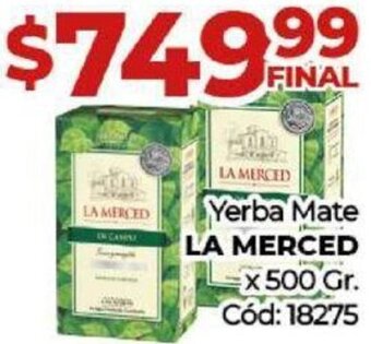 Diarco Yerba Mate LA MERCED x 500gr oferta