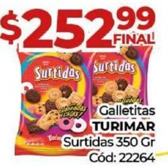 Diarco Galletitas TURIMAR Surtidas 350 Gr oferta