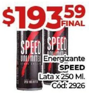 Diarco Energizante SPEED Lata x 250 ML oferta