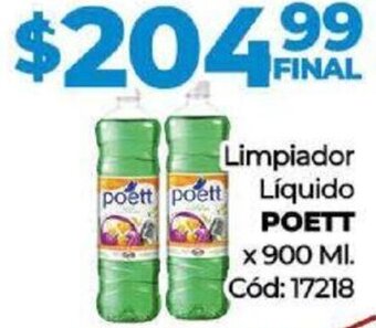Diarco Limpiador Líquido POETT X 900ML oferta