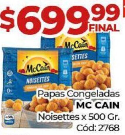 Diarco Papas Congeladas MC CAIN Noisettes x 500 Gr. oferta