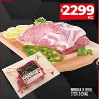Supermercados DIA BONDIOLA DE CERDO oferta