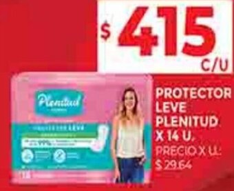 Supermercados DIA PROTECTOR LEVE PLENITUD X 14 U. oferta