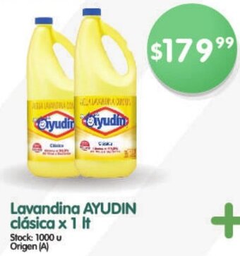 Supermercados Buenos Días Lavandina AYUDIN clásica x 1 It oferta