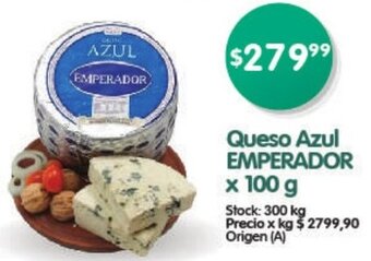 Supermercados Buenos Días Queso Azul EMPERADOR X 100G oferta