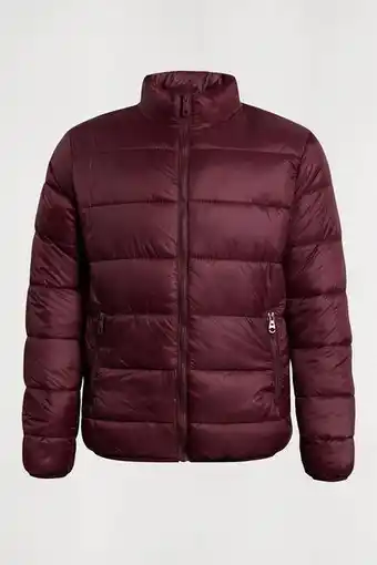 Macowens Campera inflada clásica bordó oferta