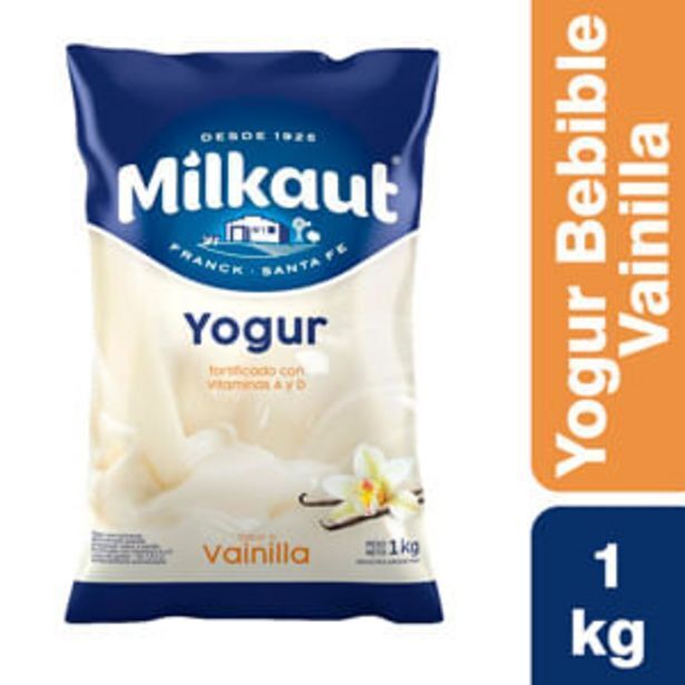 Supermercados Comodin Yogur milkaut entero bebible fortificado vainilla 1kg oferta