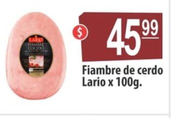 Autoservicio Capo Fiambre de cerdo Lario x 100g oferta