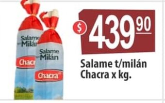 Autoservicio Capo Salame t/milán Chacra x kg oferta