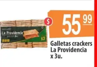 Autoservicio Capo La Providencia Galletas crackers x 3u oferta