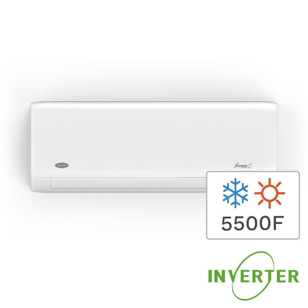 Frávega Aire acondicionado split frío/calor carrier xpower inverter 6400w 5500f 53hvg2201e oferta