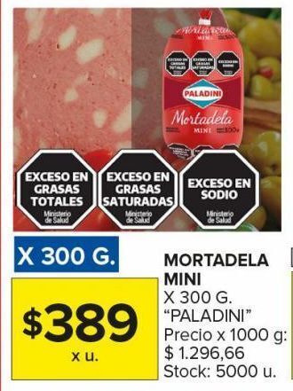 Carrefour Maxi Mortadela paladini mini x 300g oferta