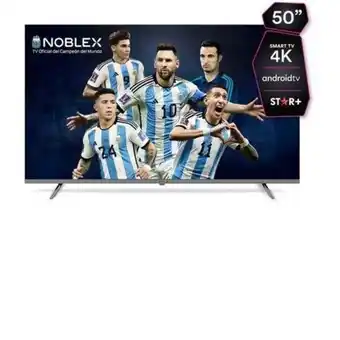 Aloise Televisor smart tv noblex 50 dk50x7500 led 4k sistema android tv oferta
